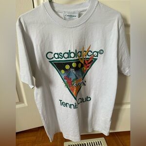 Casablanca White Tennis Club Graphic Tee